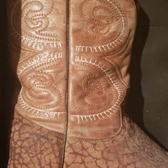 White Diamond Cowboy Boots Size 7 - Picture 4 of 5